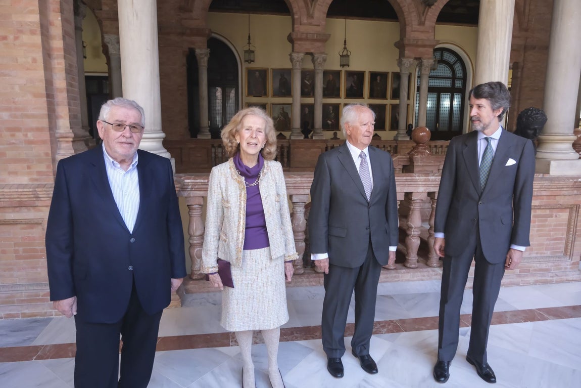 José Manuel Leal, Cristina Osuna, José Joaquín Muñoz y Jaime Muñoz de Osuna