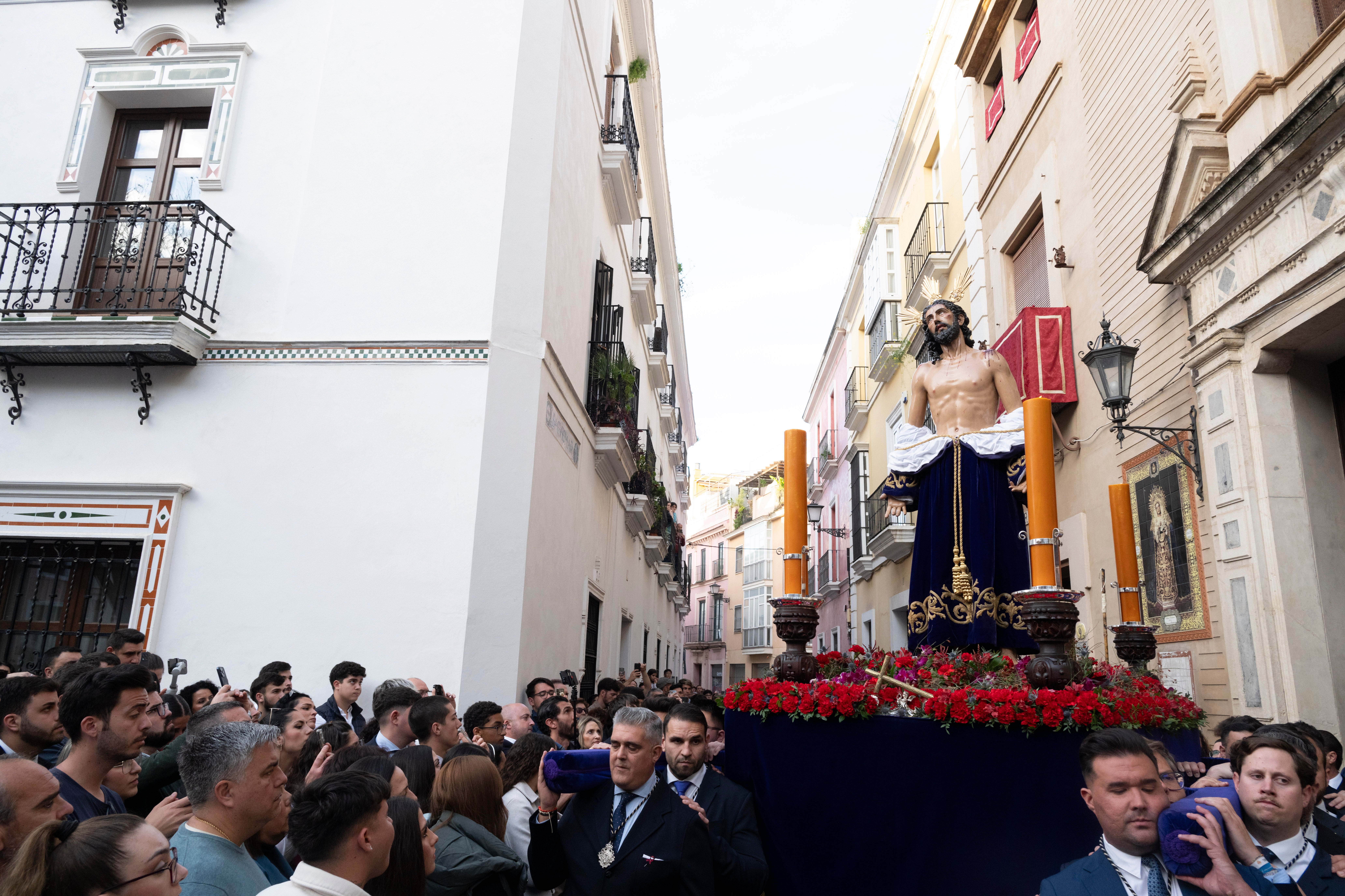 El vía crucis de Jesús Despojado, en imágenes
