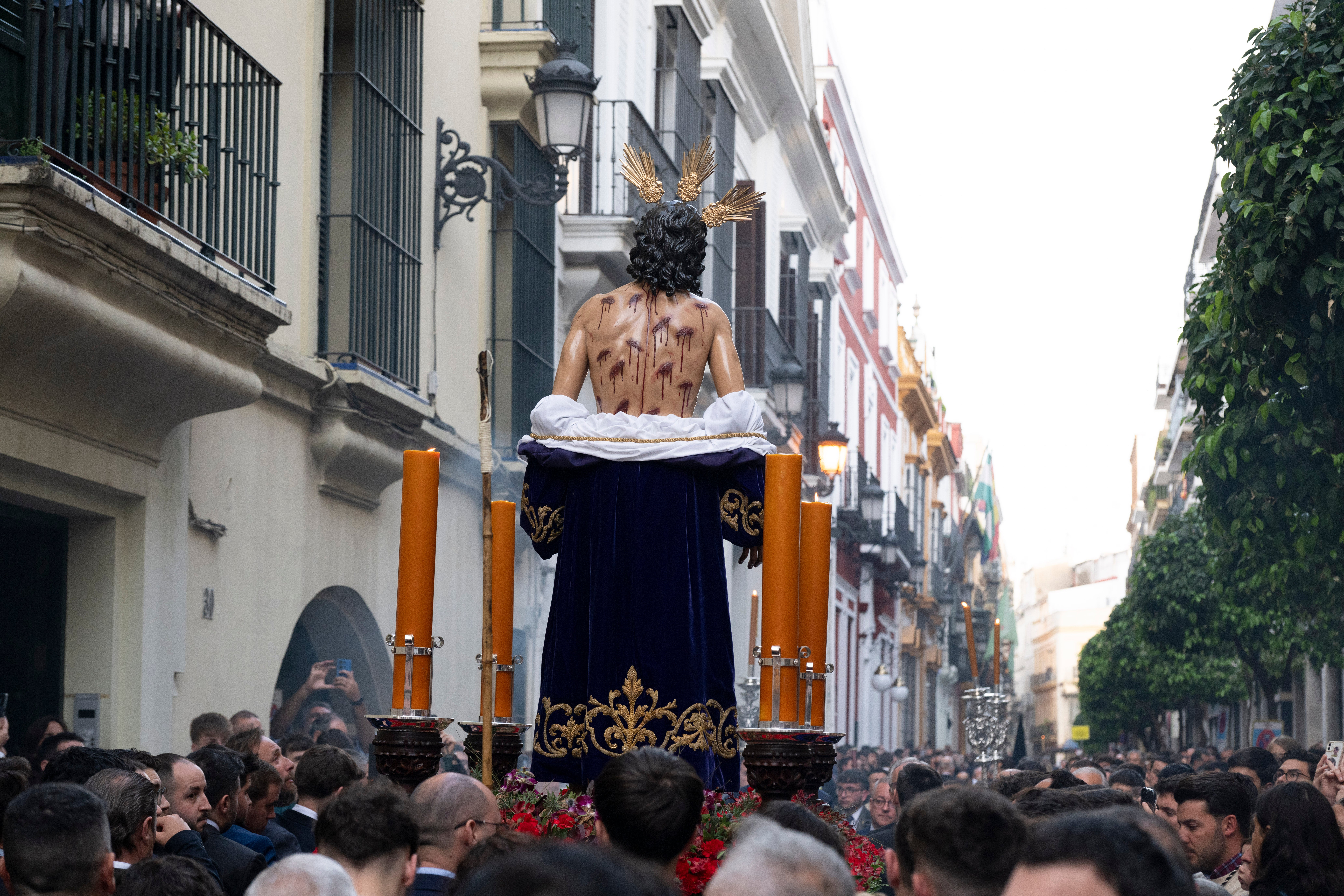 El vía crucis de Jesús Despojado, en imágenes