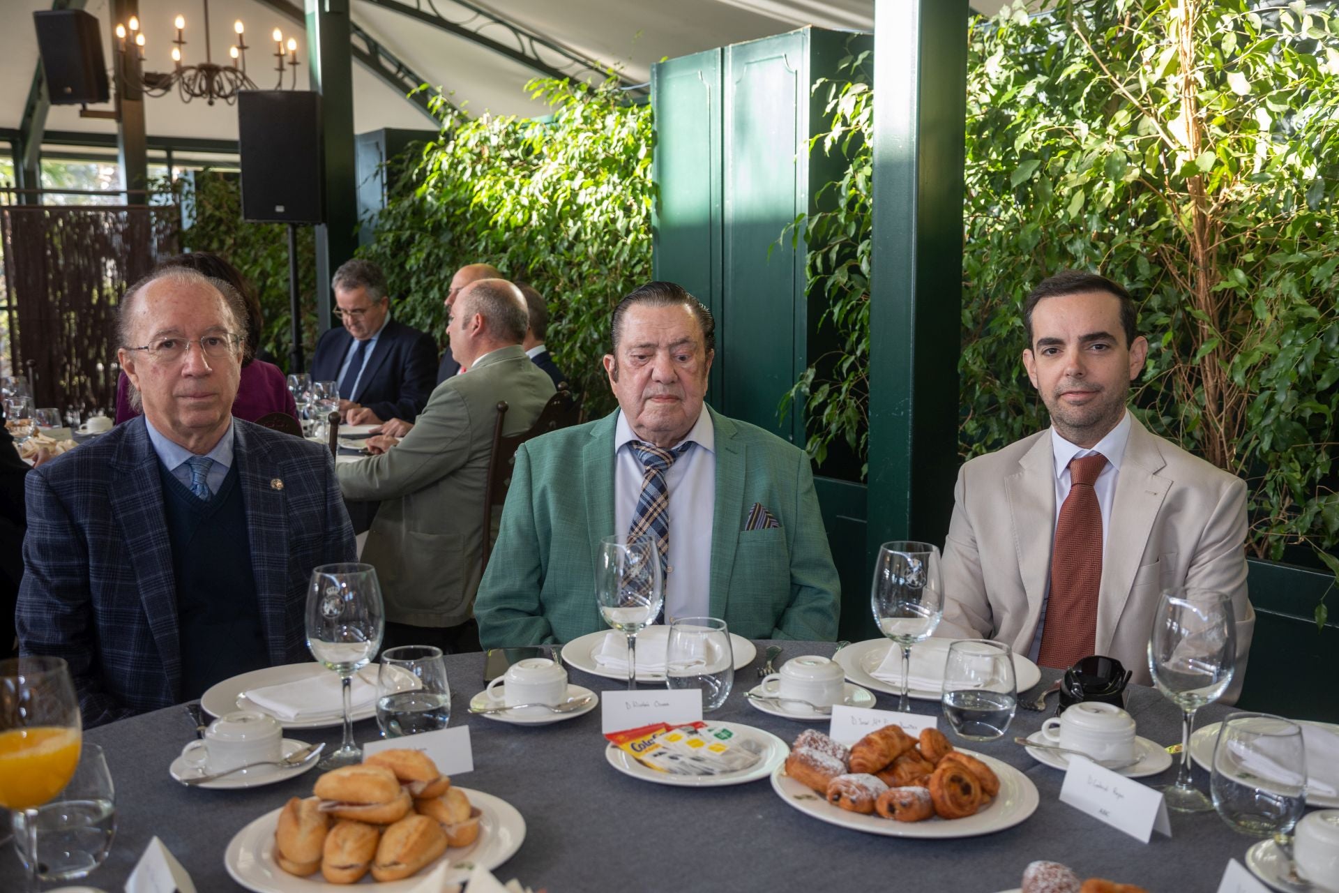 Luis Chabrera, Nicolás Osuna y José María Benítez