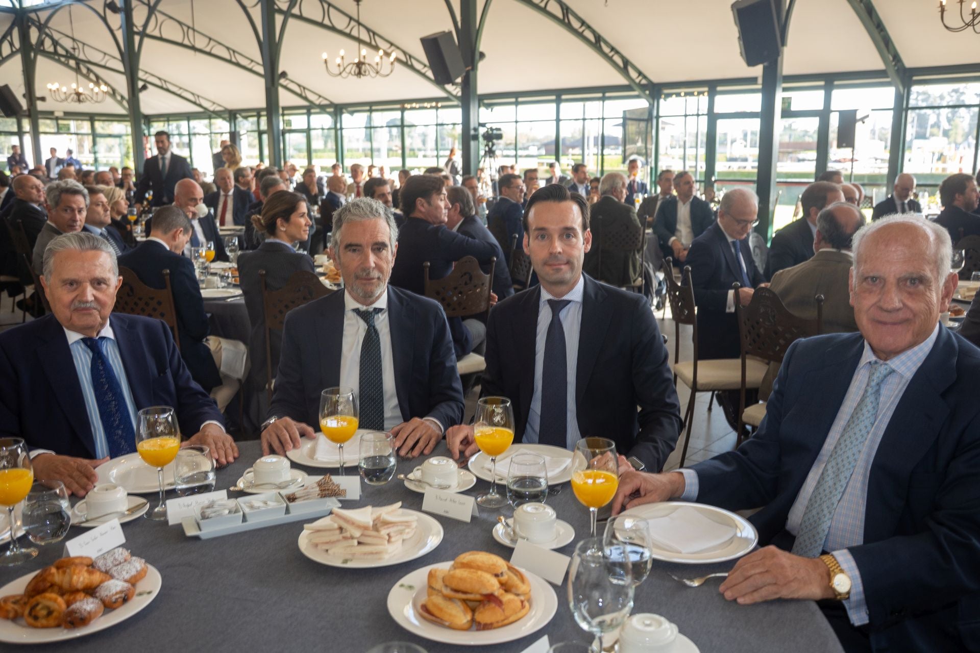 Rafael Muñoz, Antonio Gálvez, Manuel Millán y José Recio