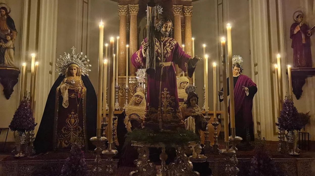 El altar de la Hermandad de la Misión en 2021