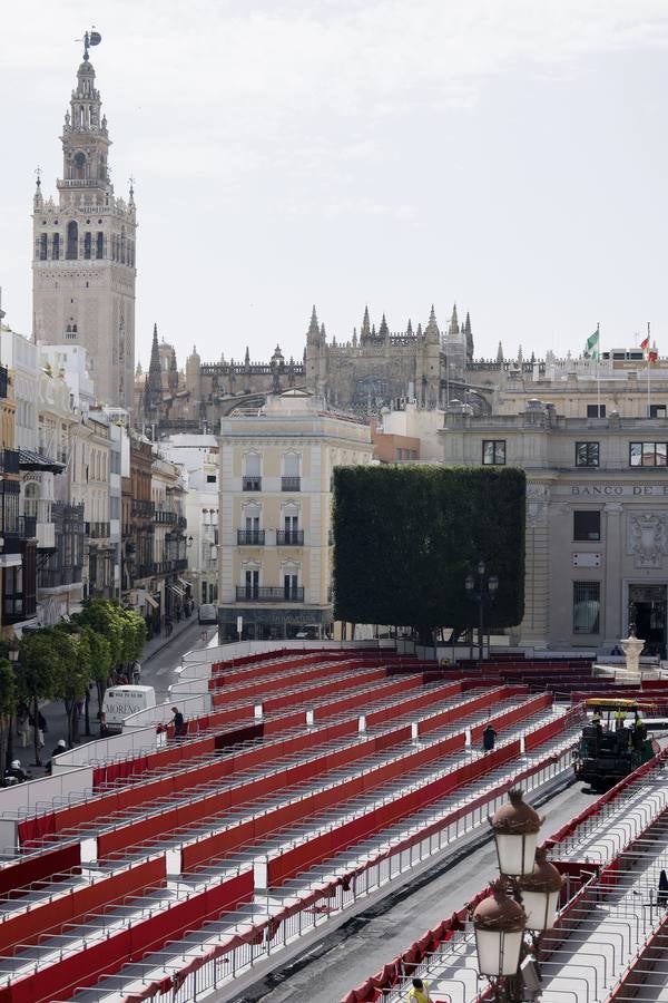 Cada rincón de Sevilla se prepara ya para la Semana Santa