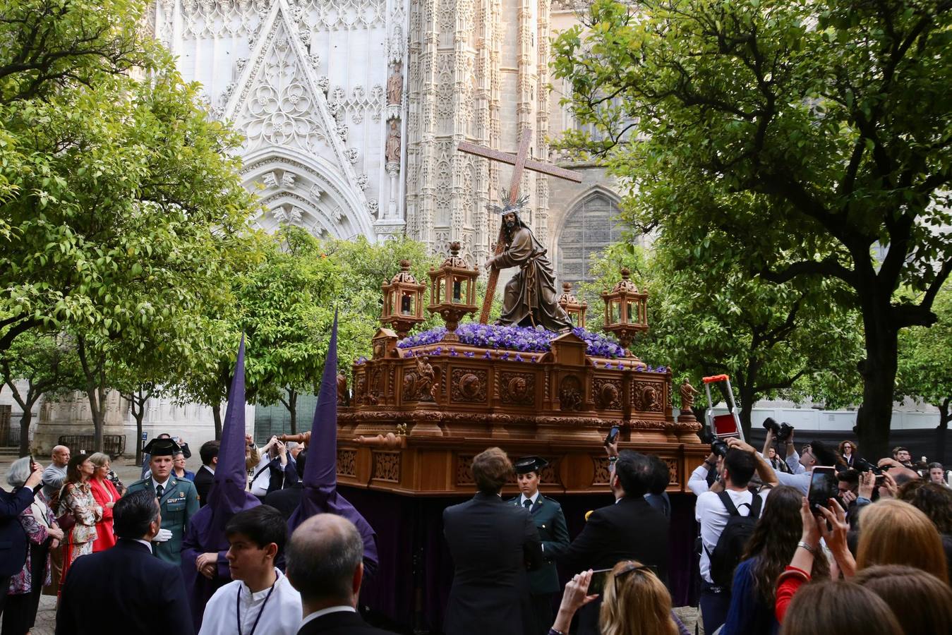 La hermandad del Cristo de la Corona este Viernes de Dolores