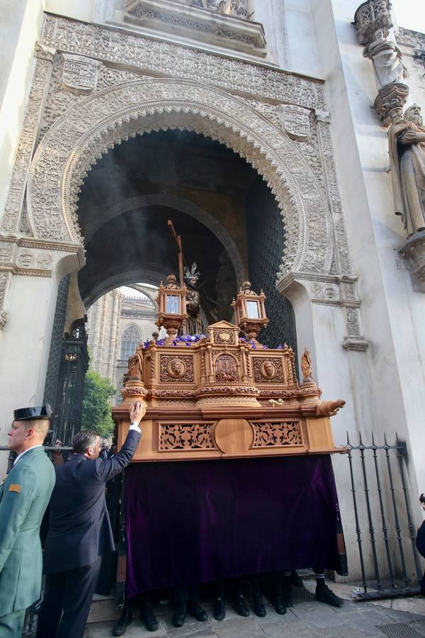 La hermandad del Cristo de la Corona este Viernes de Dolores