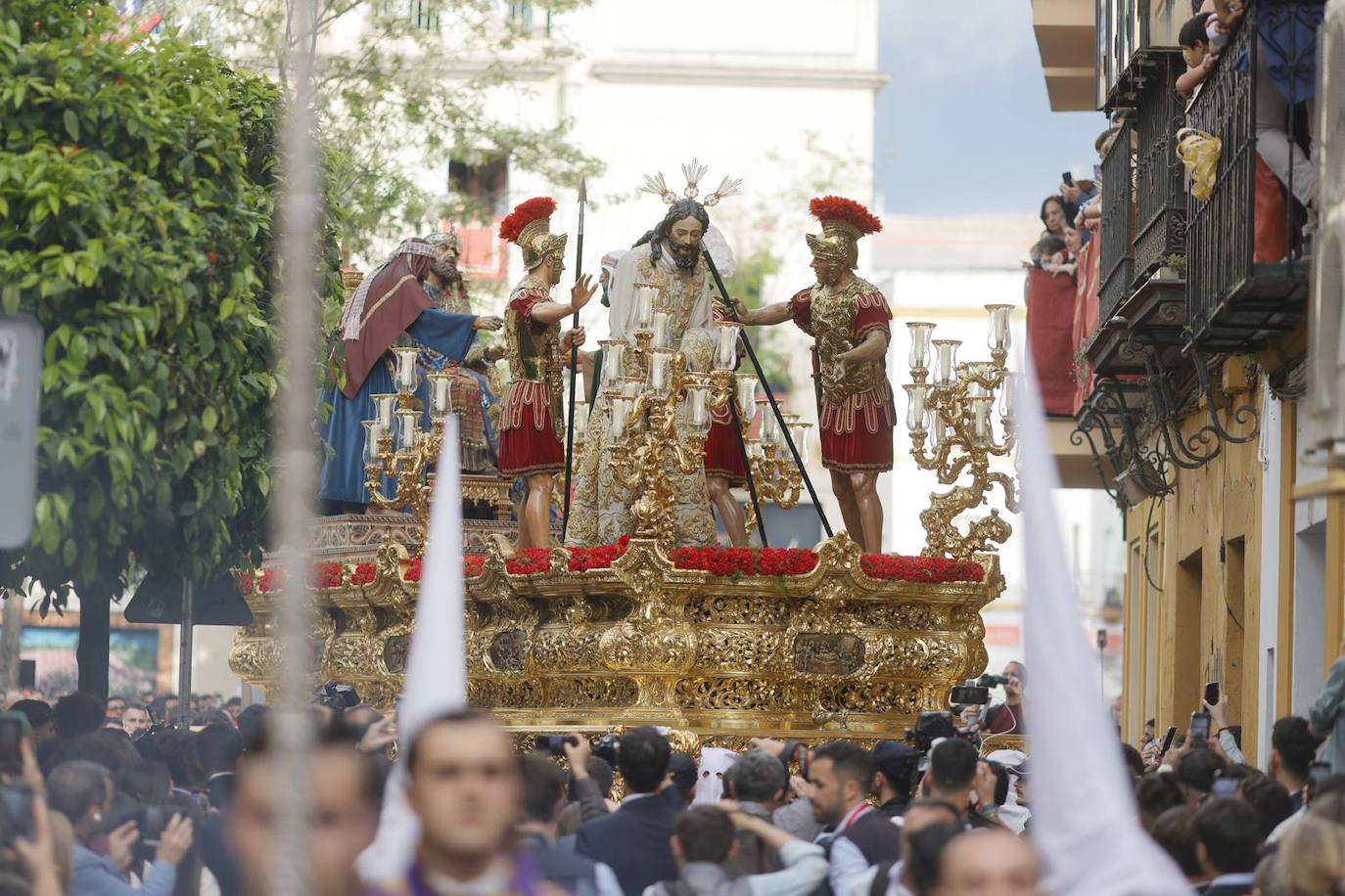 Estación de penitencia de la hermandad de la Amargura este Domingo de Ramos