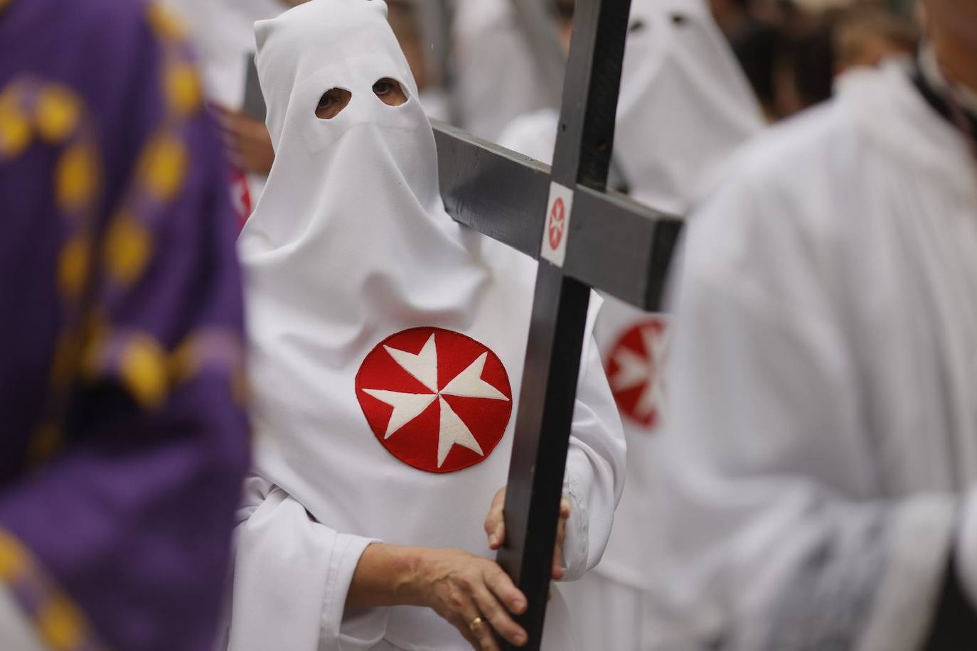 Estación de penitencia de la hermandad de la Amargura este Domingo de Ramos