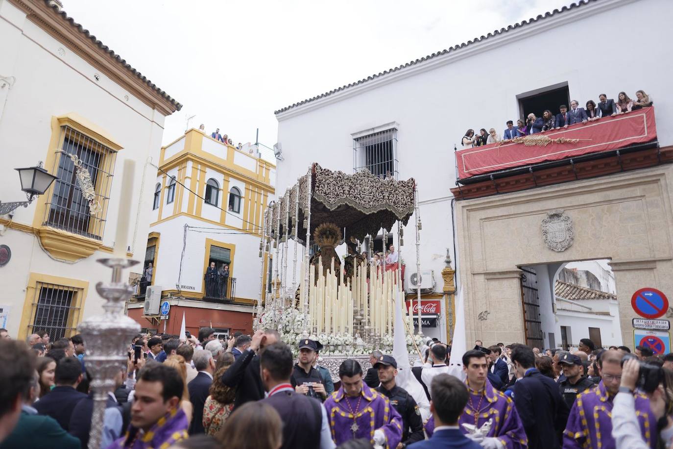 Estación de penitencia de la hermandad de la Amargura este Domingo de Ramos