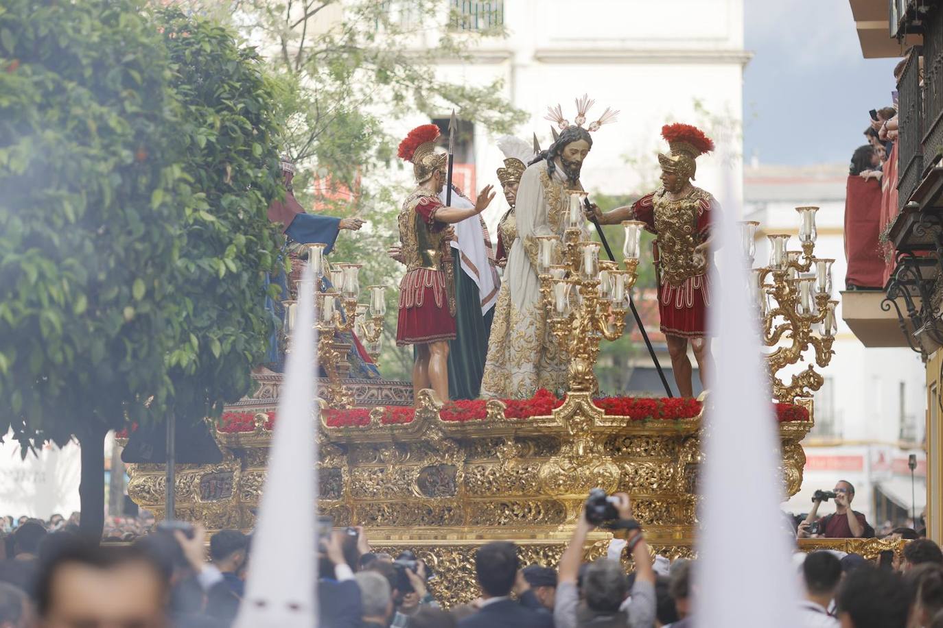 Estación de penitencia de la hermandad de la Amargura este Domingo de Ramos