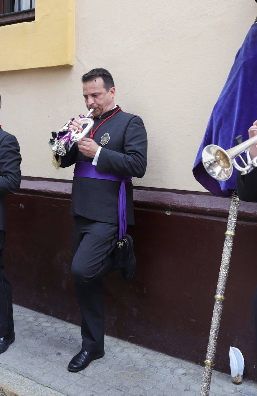 La hermandad de la Cena realiza su estación de penitencia este Domingo de Ramos