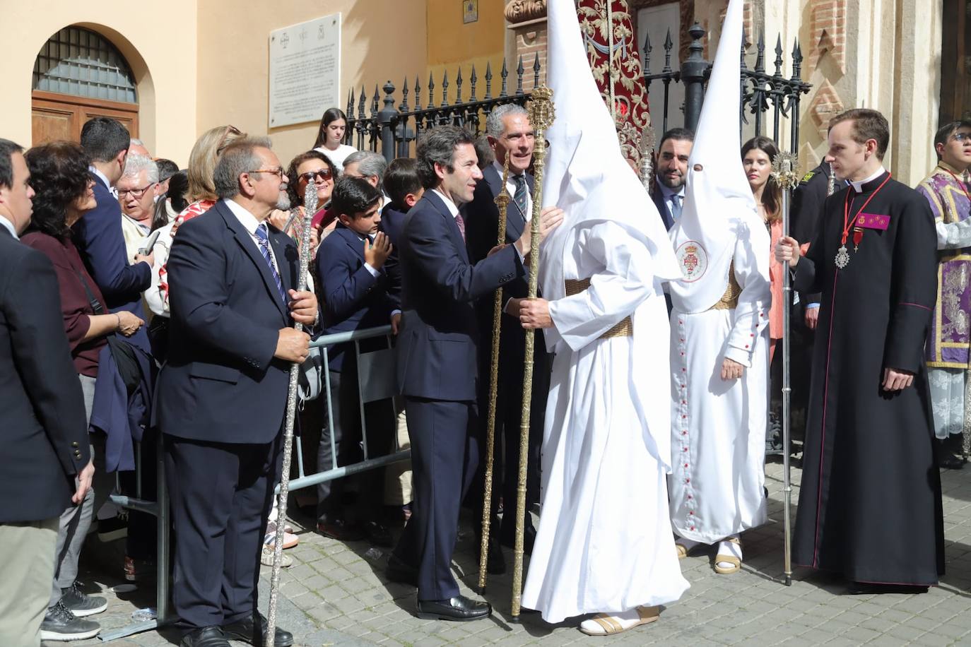 La hermandad de la Cena realiza su estación de penitencia este Domingo de Ramos