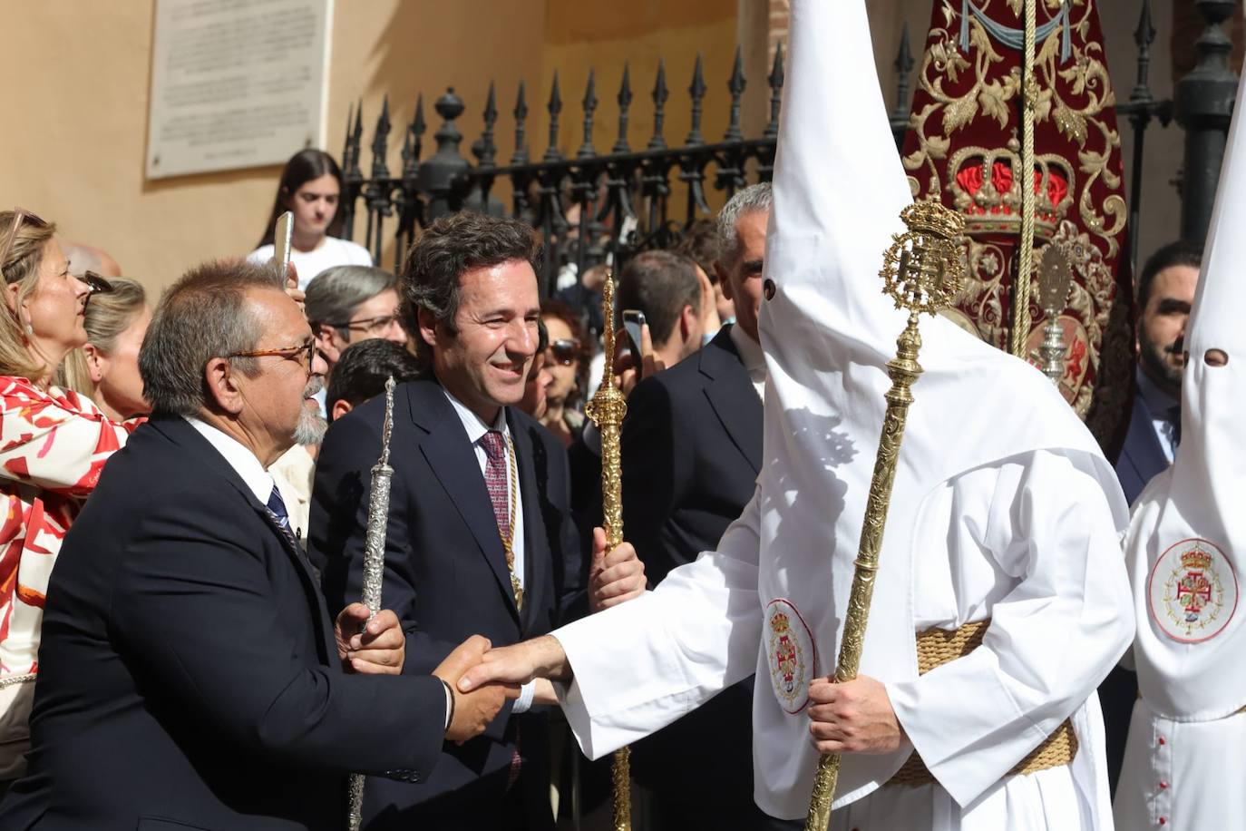 La hermandad de la Cena realiza su estación de penitencia este Domingo de Ramos