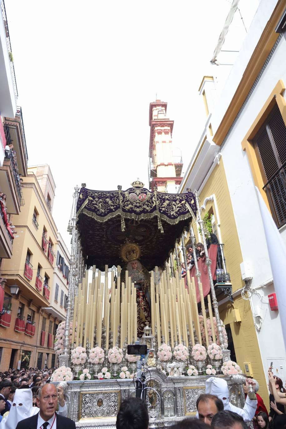 La hermandad de la Cena realiza su estación de penitencia este Domingo de Ramos