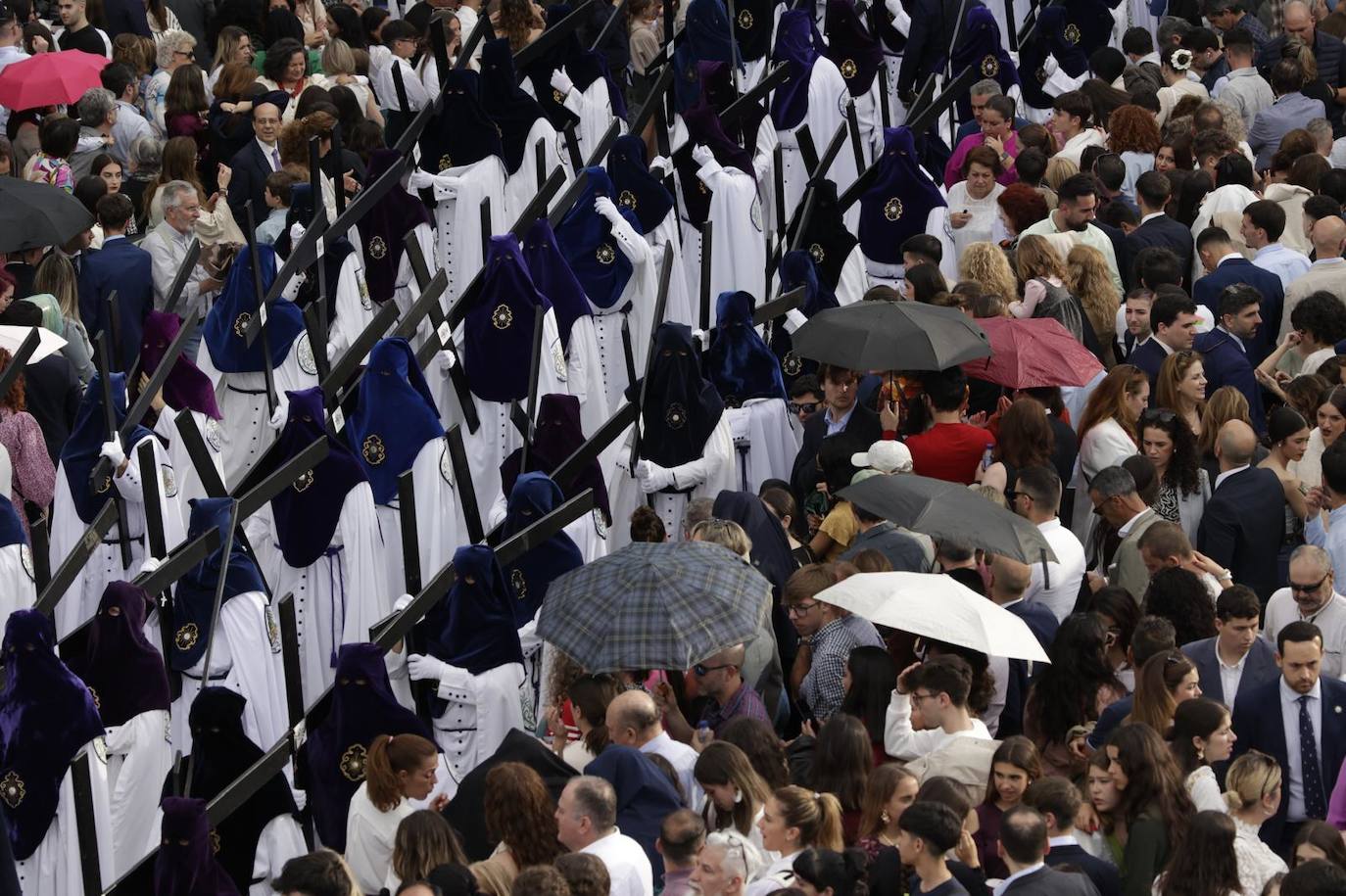 Salida de la Hermandad de la Estrella en la Semana Santa de 2025