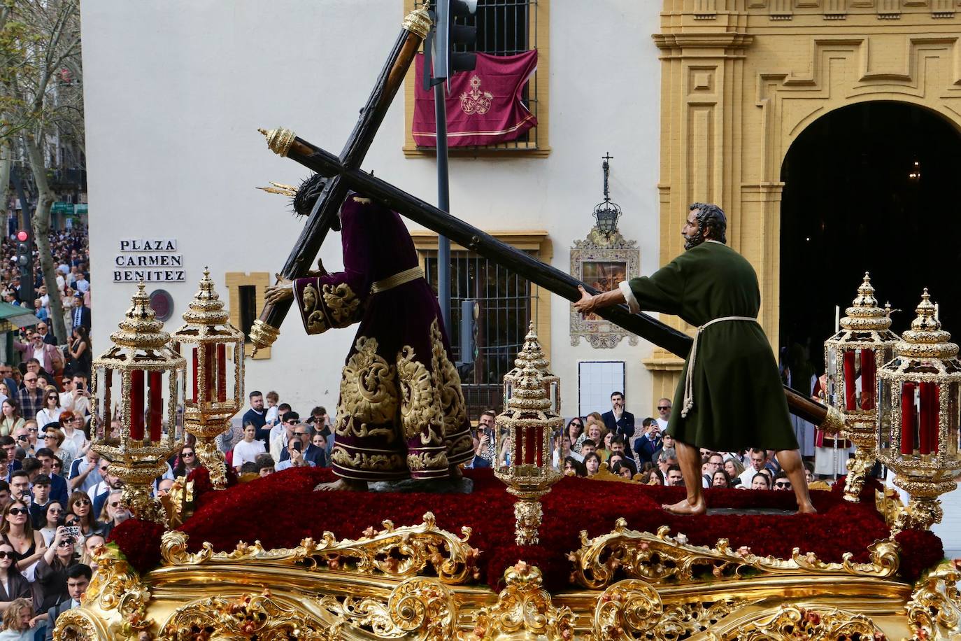 El Señor de la Penas y la Virgen de Gracia y Esperanza este Domingo de Ramos