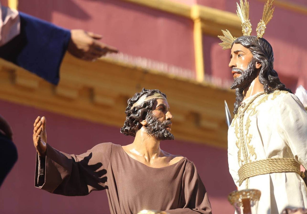 Nuestro Padre Jesús ante Anás, el paso de misterio de la hermandad del Dulce Nombre de Sevilla