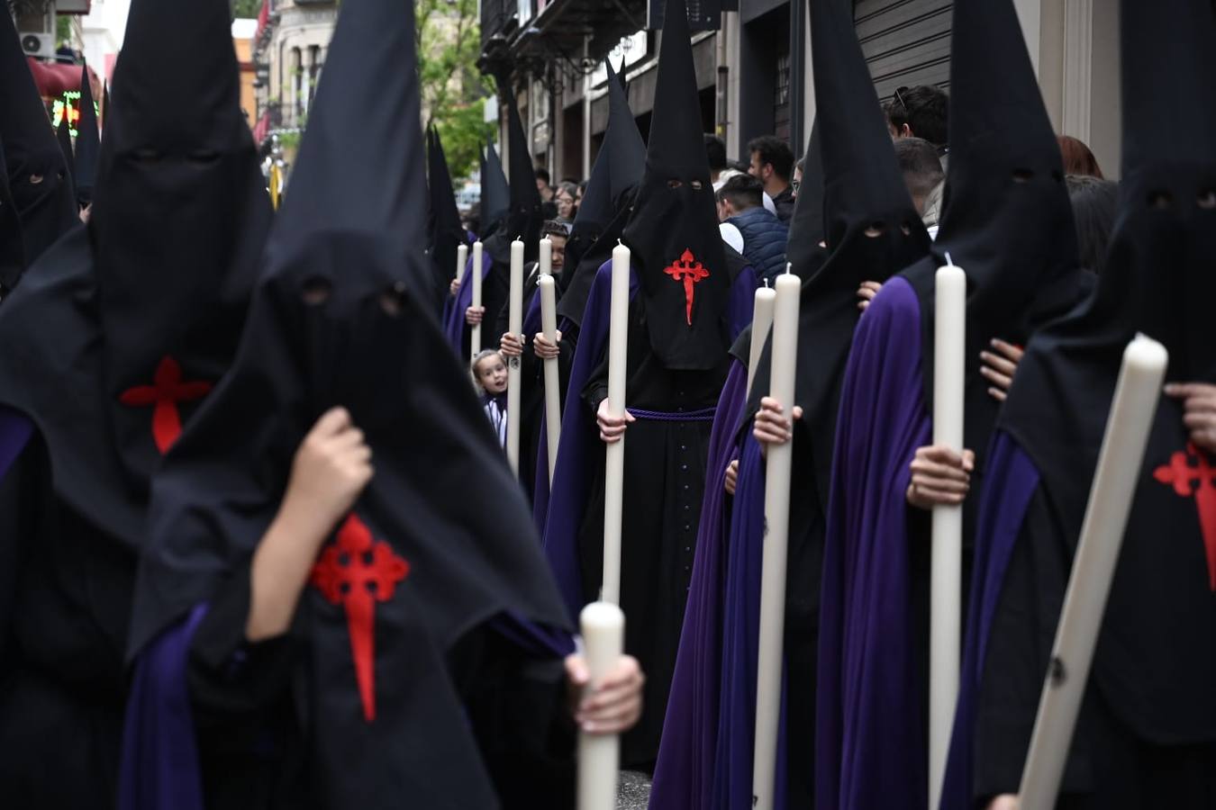 El misterio del Prendimiento de Castillo Lastrucci es uno de los pasos más grandes de la Semana Santa