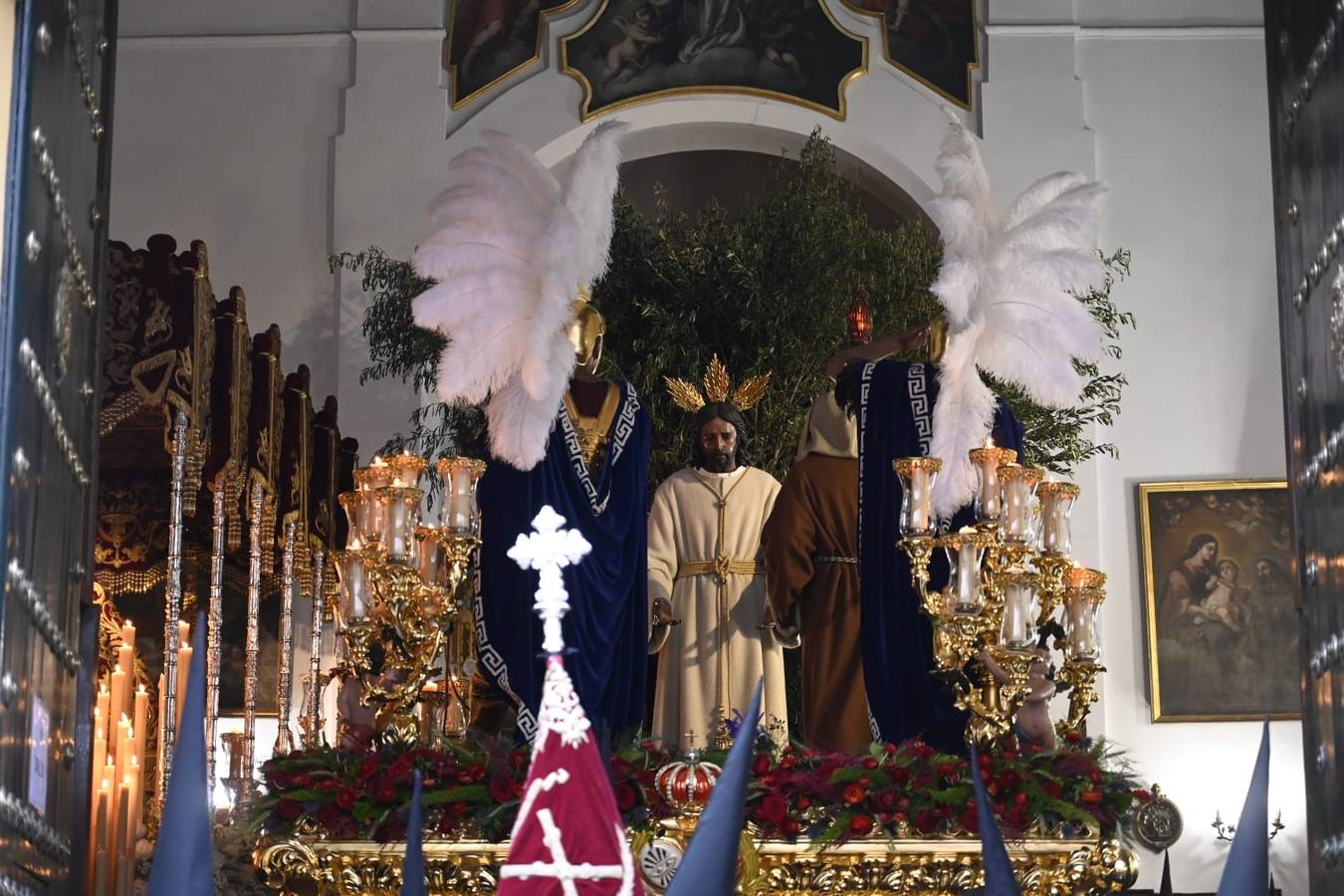 El misterio del Prendimiento de Castillo Lastrucci es uno de los pasos más grandes de la Semana Santa
