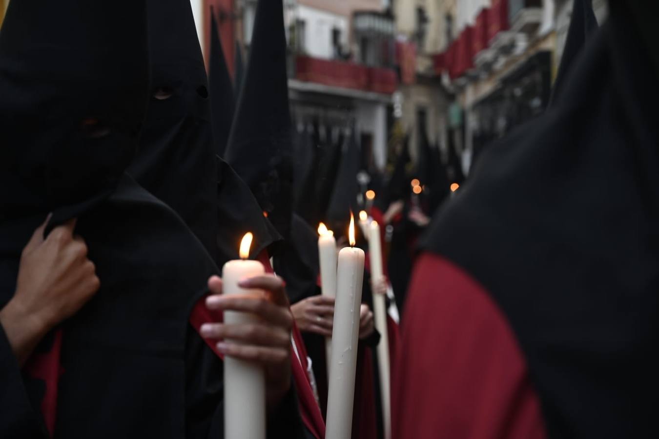 El misterio del Prendimiento de Castillo Lastrucci es uno de los pasos más grandes de la Semana Santa