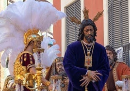 El Getafe utiliza una foto del misterio del Cautivo de San Pablo para desear una buena Semana Santa