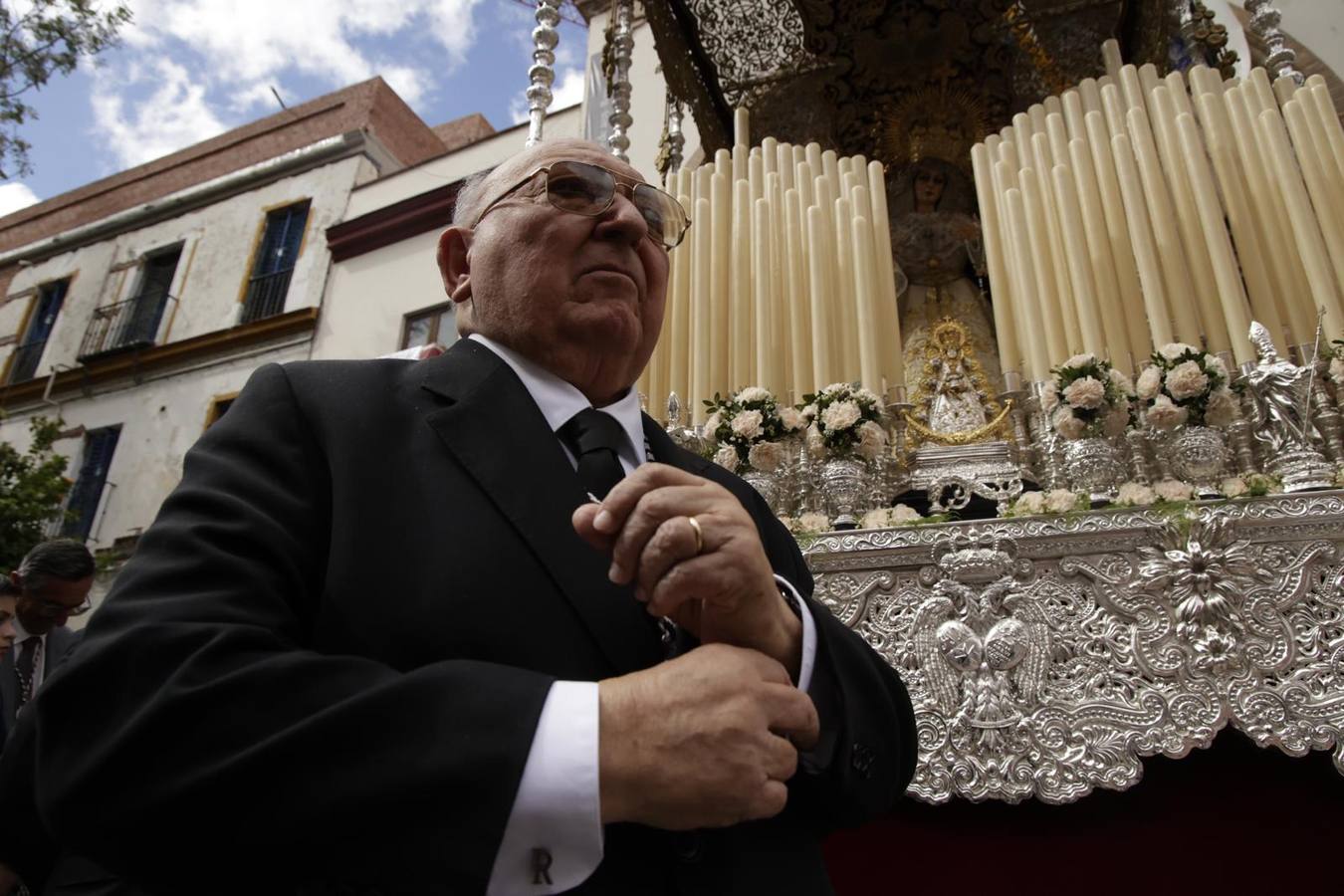 Salida de la Hermandad del Cachorro en la Semana Santa de Sevilla 2025 