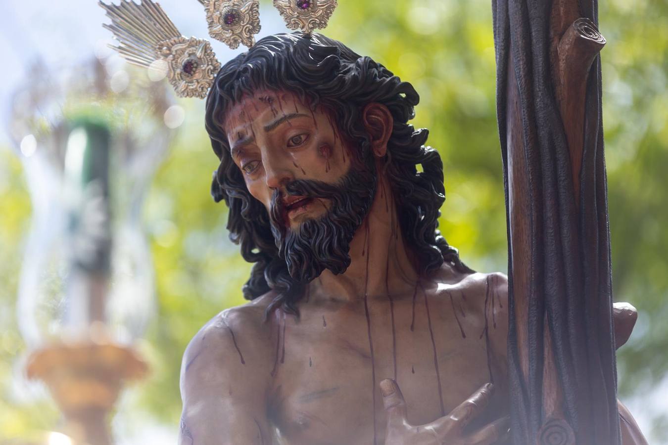 La Hermandad del Sol, a su paso por los Jardines de Murillo