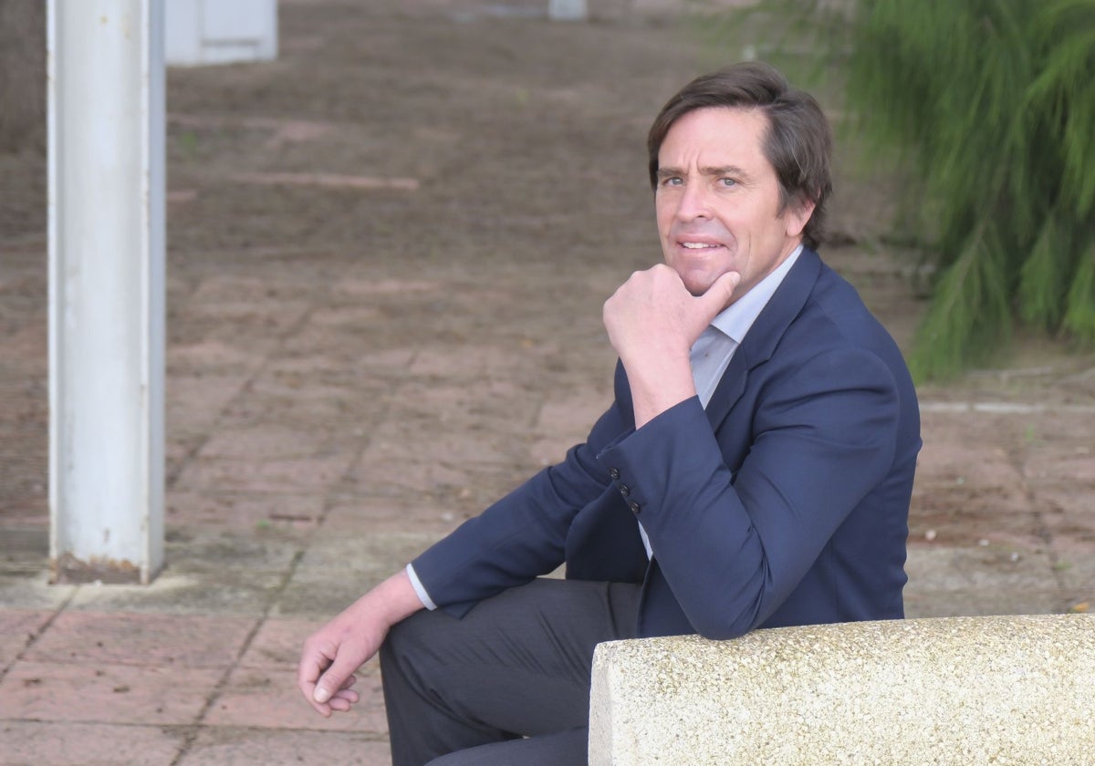 Eduardo Dávila Miura antes de la entrevista con ABC