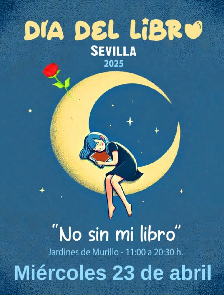 Cartel del Día del Libro 2025 que ha diseñado Álvaro Lorenzana