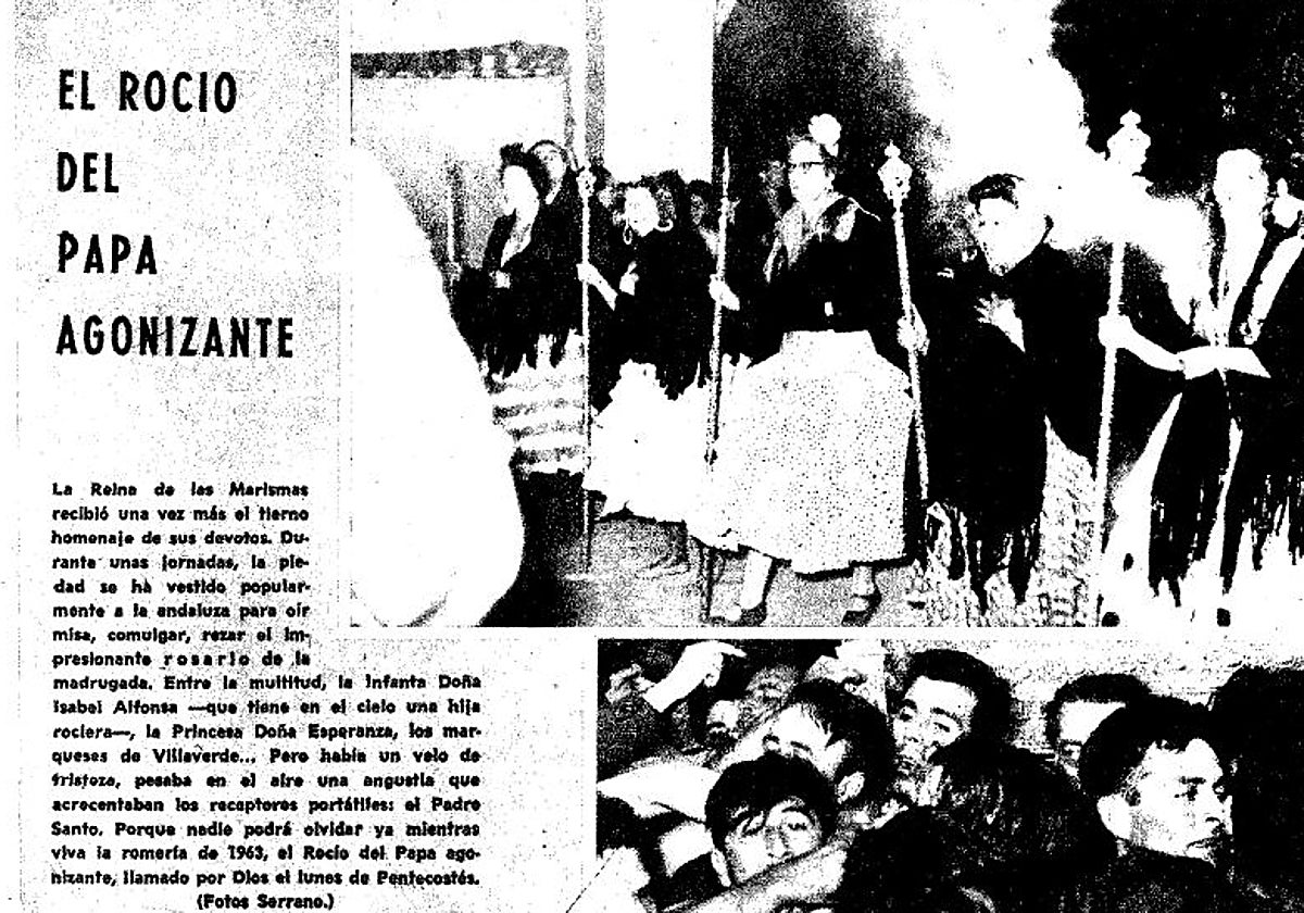 El Rocío del Papa agonizante, como lo bautizó ABC