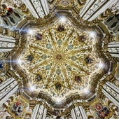 Cúpula del camarín restaurado de la Virgen de los Remedios de Estepa