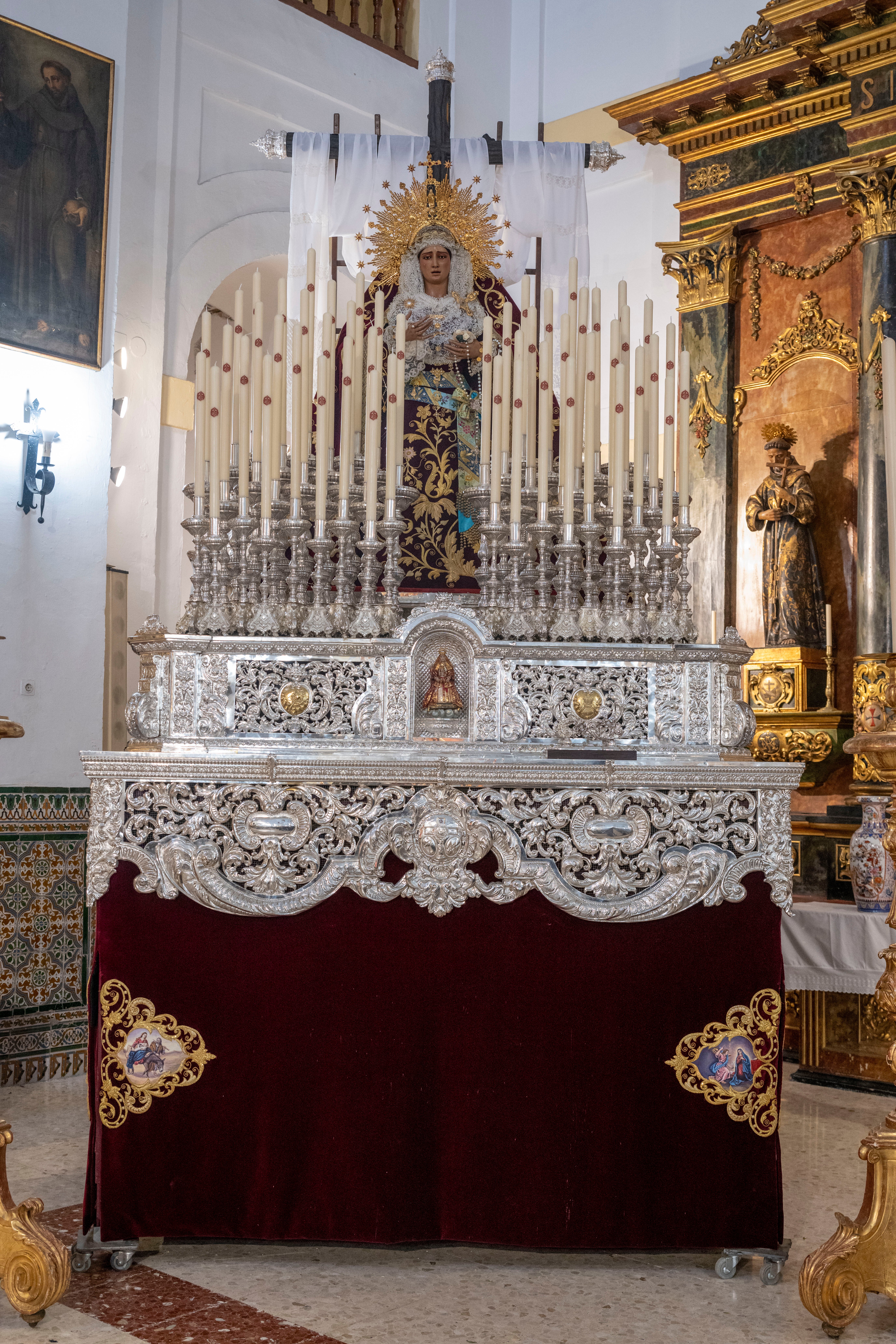 Las imágenes de la Virgen de los Desamparados de Alcosa en San Antonio de Padua