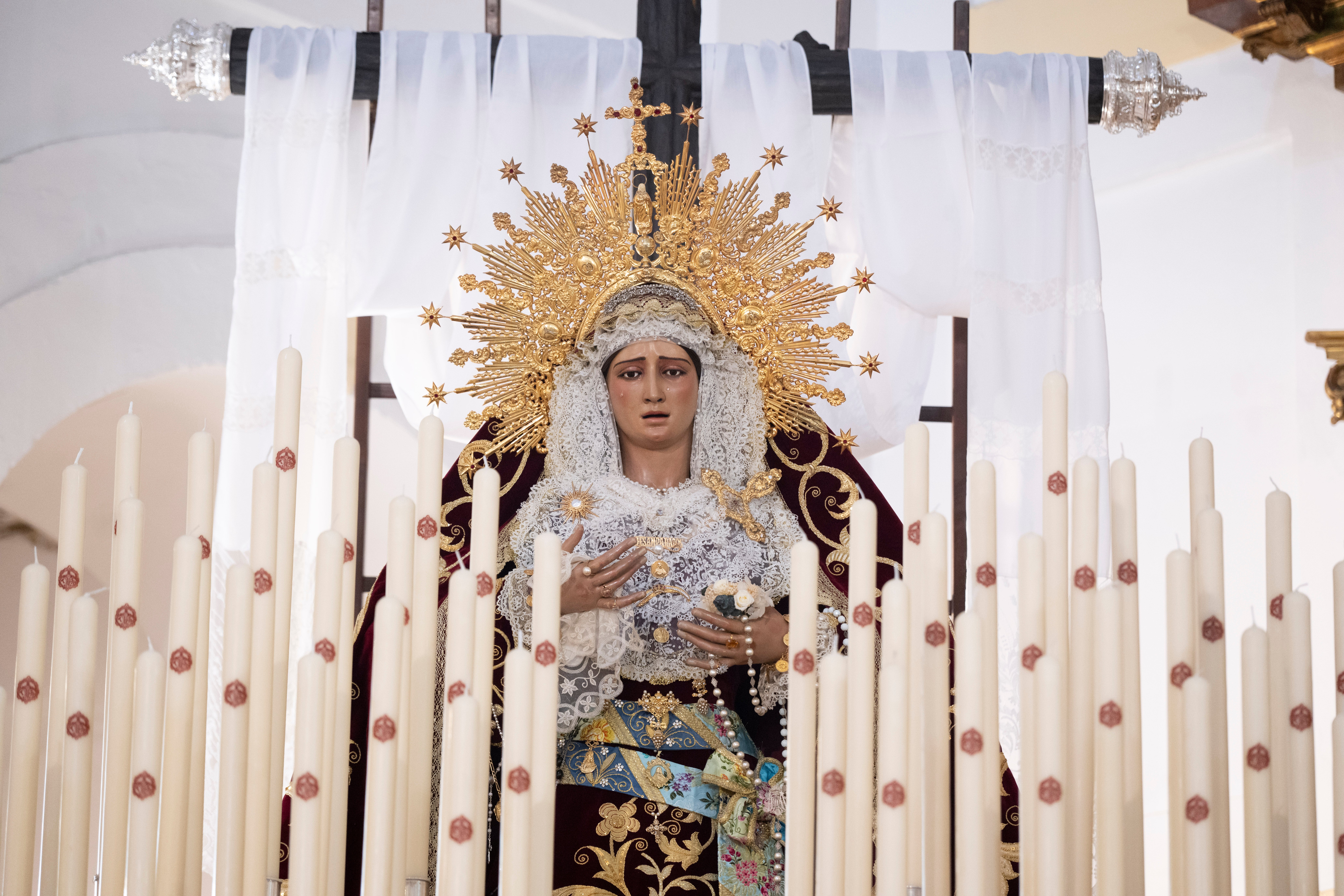 Las imágenes de la Virgen de los Desamparados de Alcosa en San Antonio de Padua