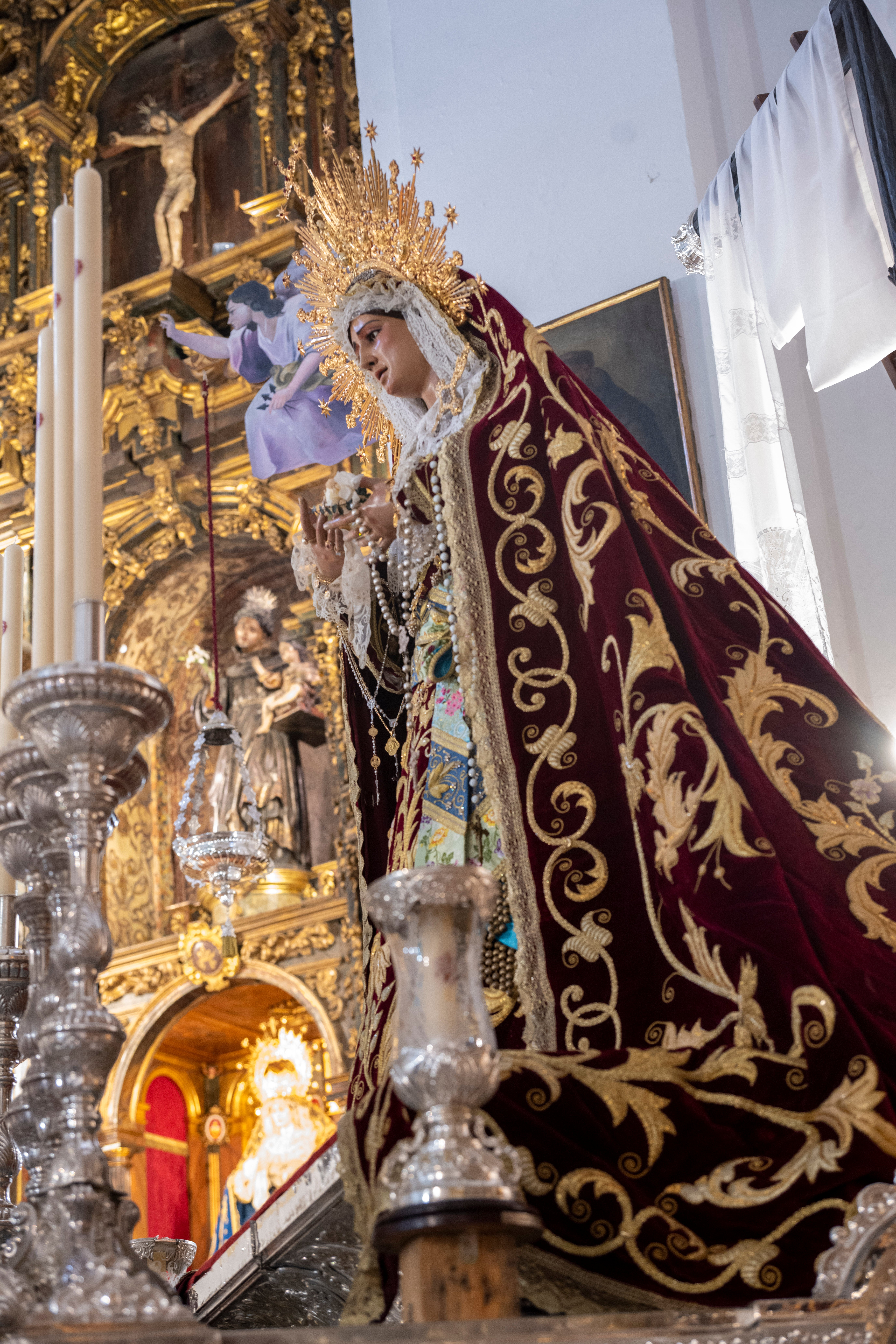 Las imágenes de la Virgen de los Desamparados de Alcosa en San Antonio de Padua