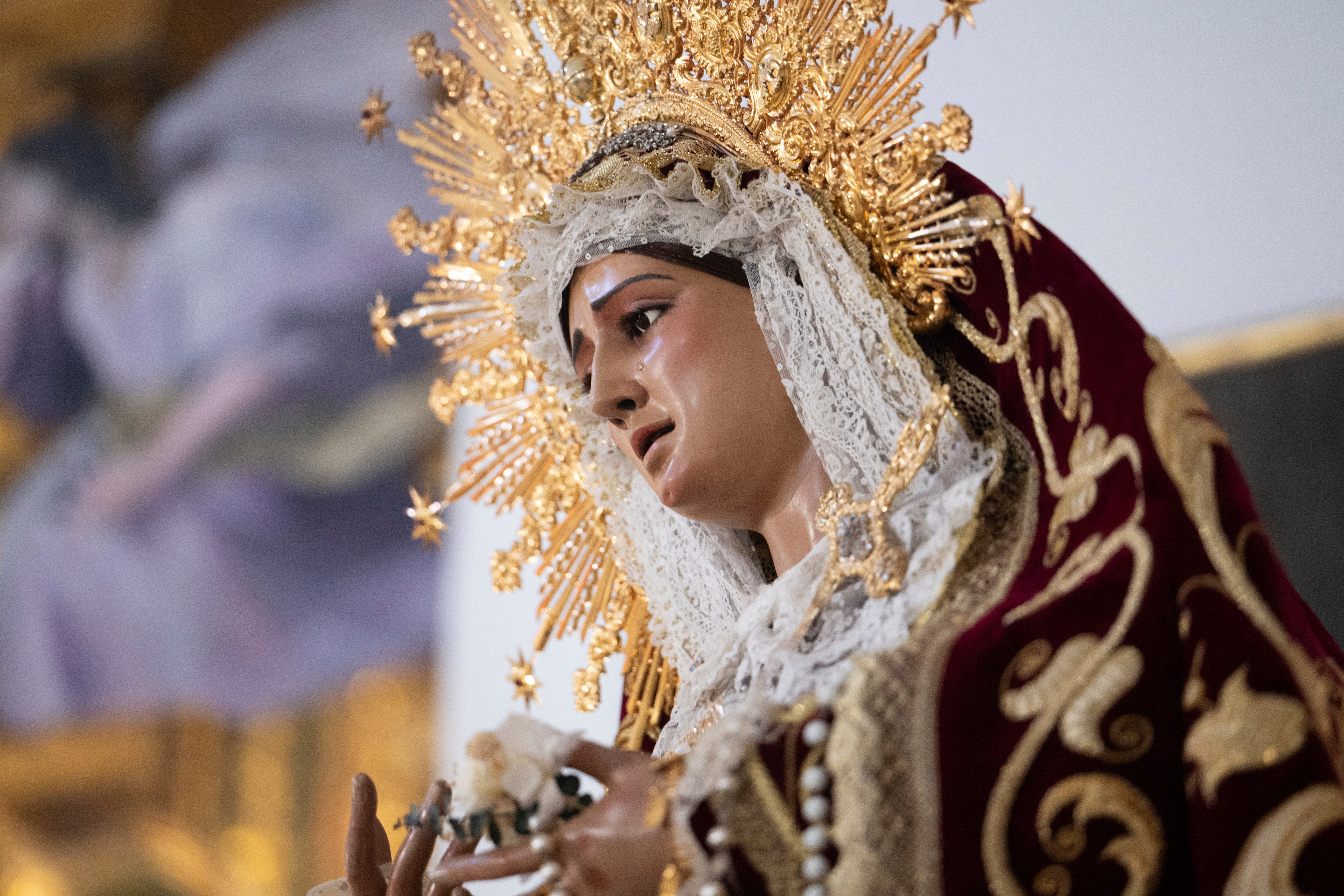 Las imágenes de la Virgen de los Desamparados de Alcosa en San Antonio de Padua