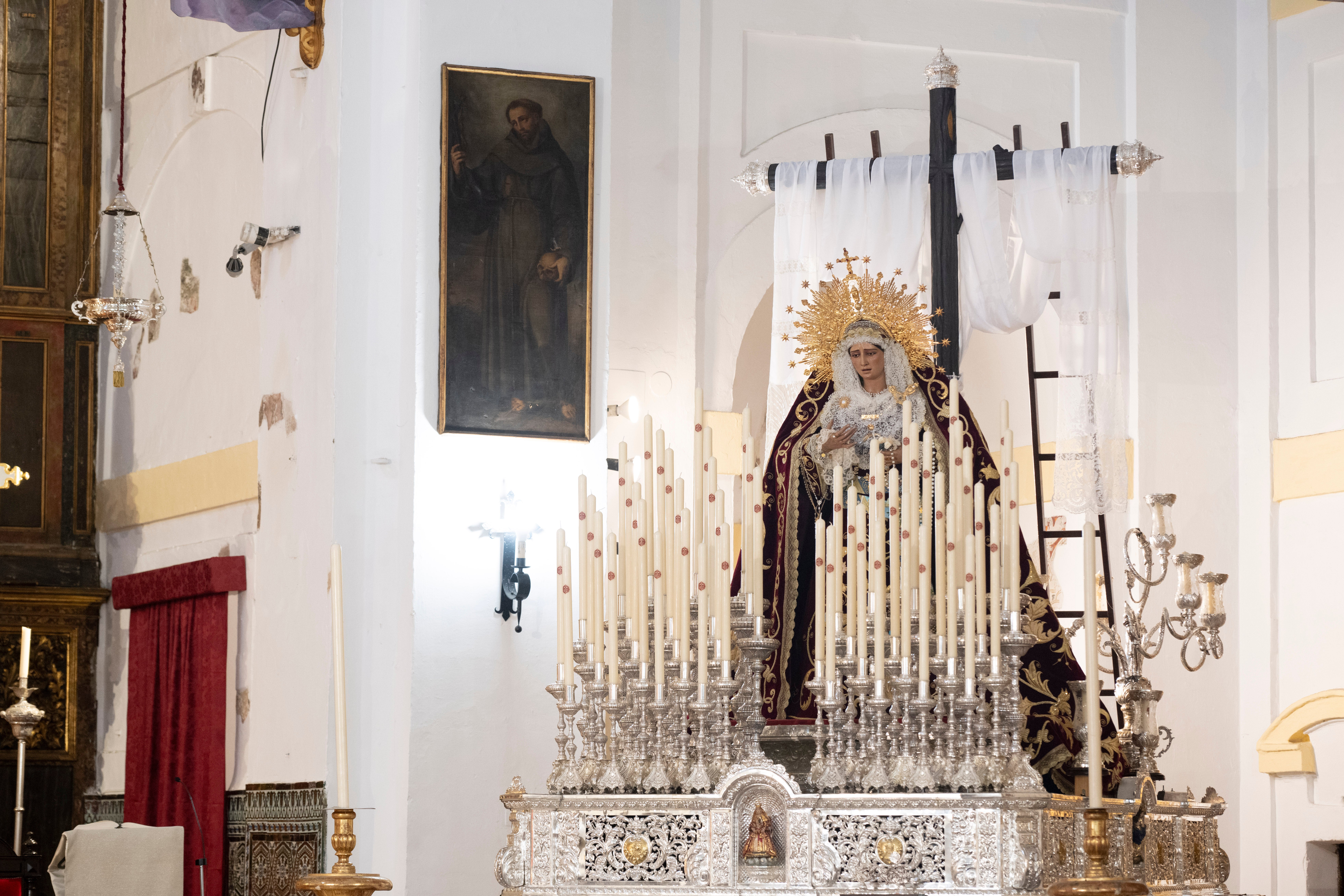Las imágenes de la Virgen de los Desamparados de Alcosa en San Antonio de Padua