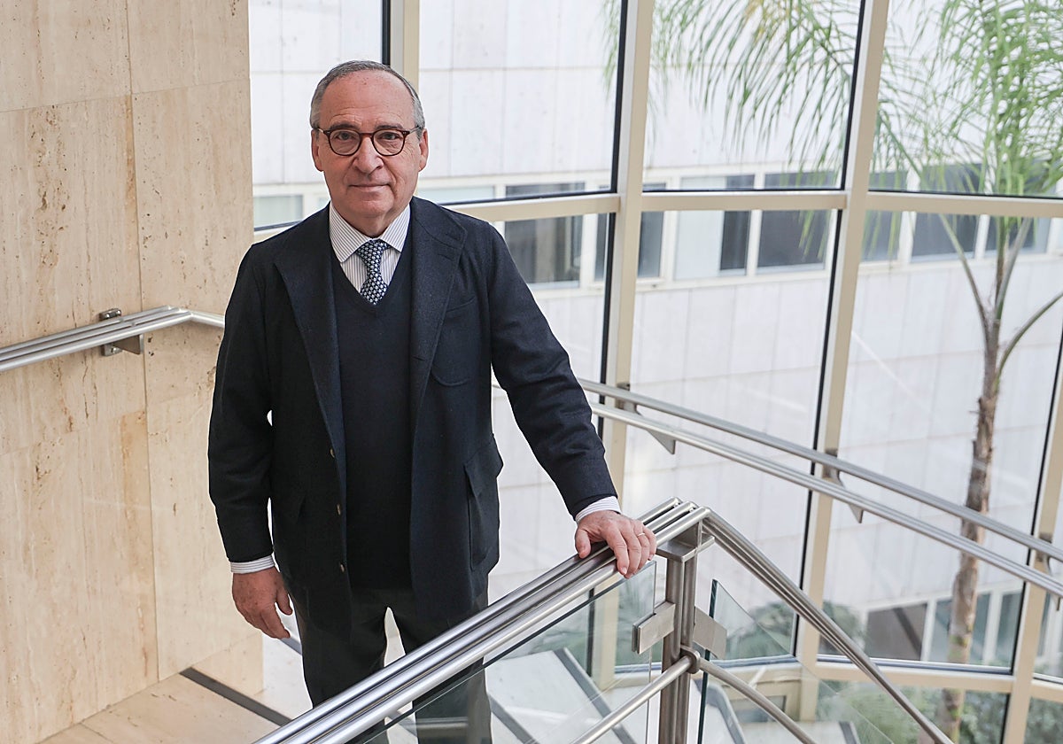 El presidente de Ebro Foods, Antonio Hernández, en una entrevista reciente en ABC