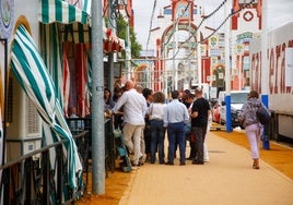 Las imágenes del ambiente en el Real de la feria este sábado