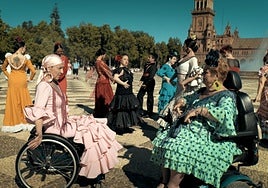 Una cantaora ciega crea una sevillana inclusiva con bailaoras en sillas ruedas y flamencas con discapacidad intelectual