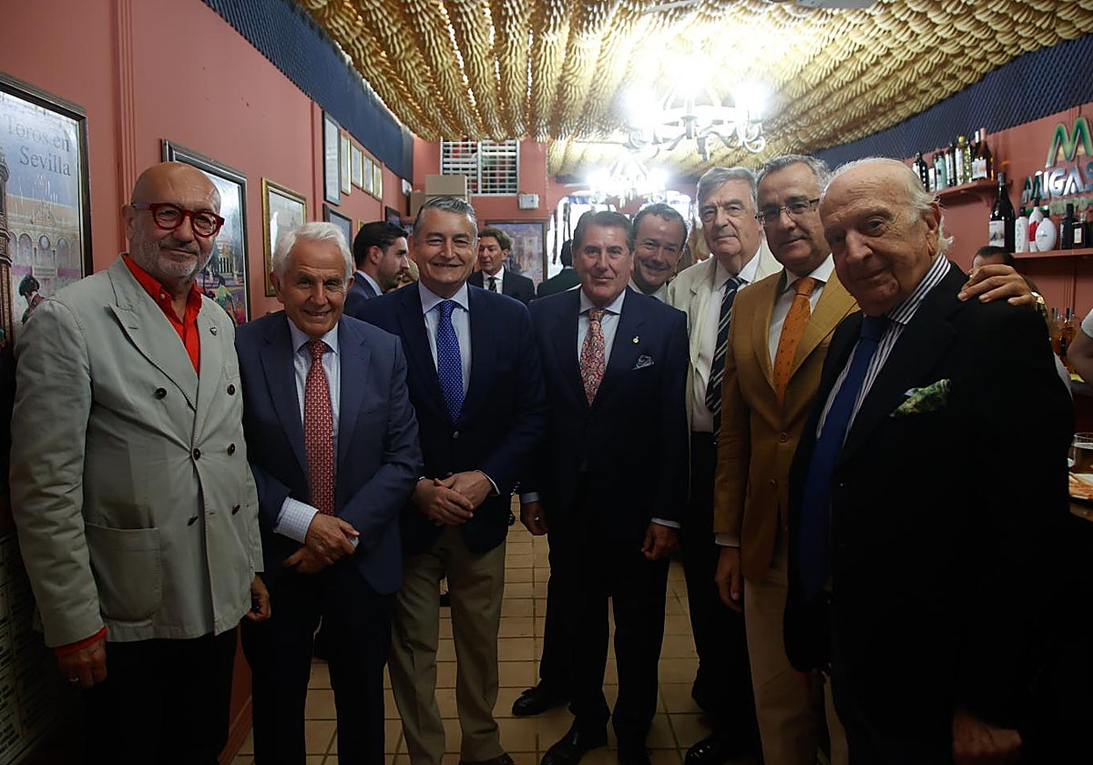 Manuel Marchena, Antonio Pascual, Antonio Sanz, Miguel Gallego, Miguel Ángel Arredonda, Luis Ortega y José Cañete