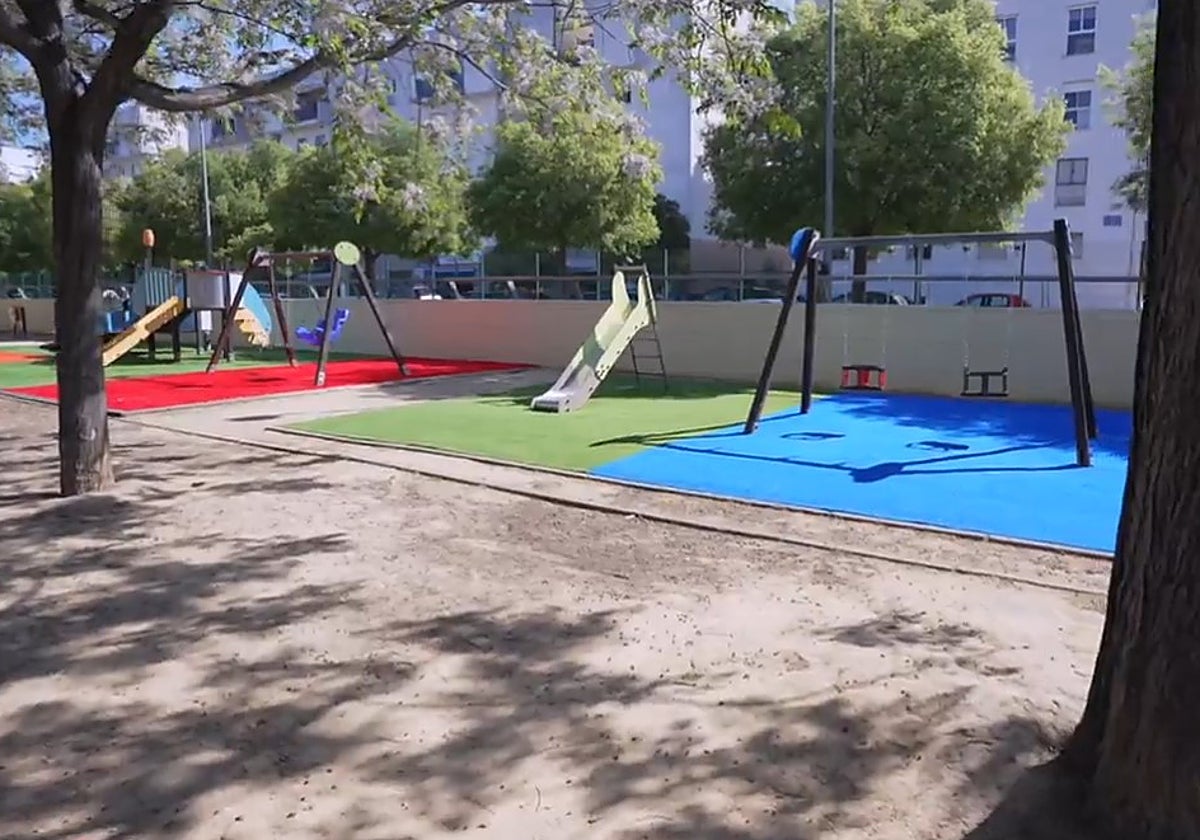 Obras de mejora en el Paseo de Europa en los Bermejales