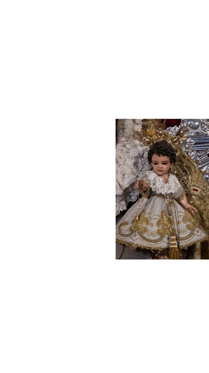 Restauración del Niño Jesús de la Virgen del Rosario del barrio León