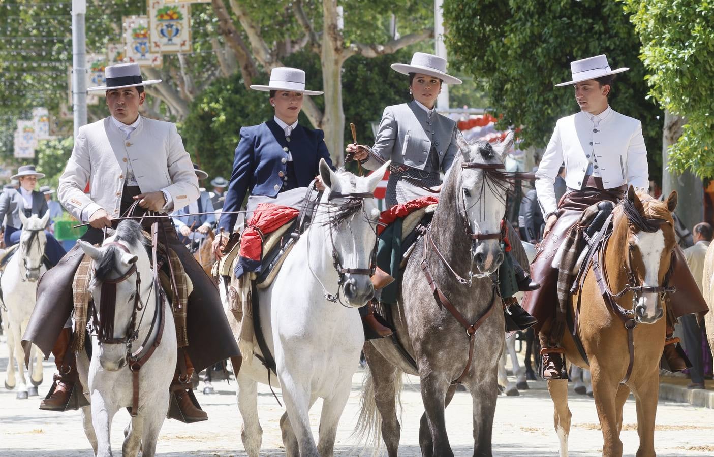 Ambiente en el Real el martes de Feria