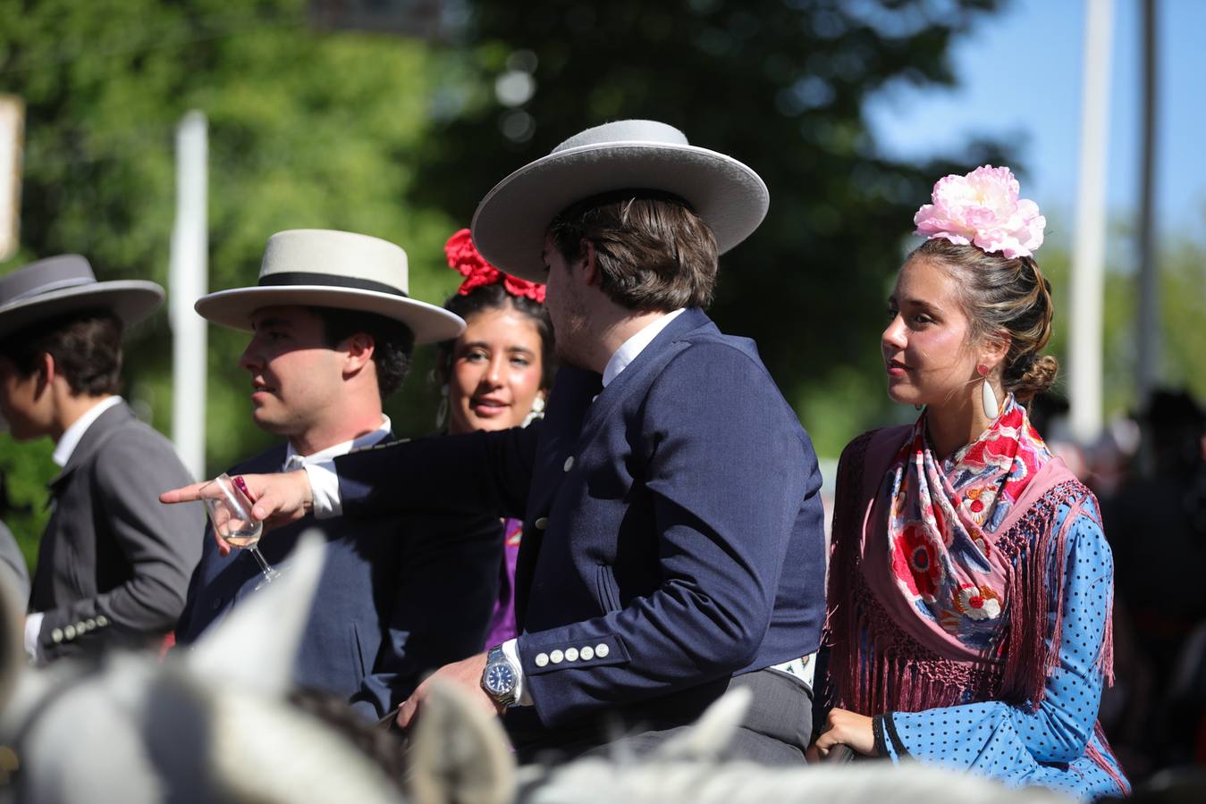 Ambiente en el Real el martes de Feria