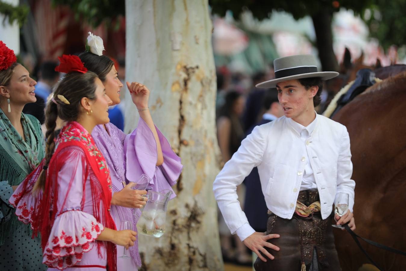 Ambiente en el Real el martes de Feria