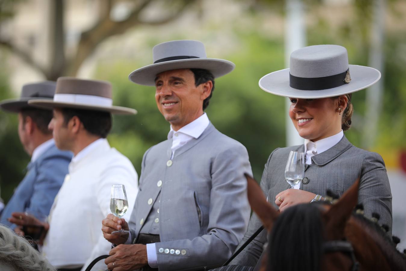 Ambiente en el Real el martes de Feria