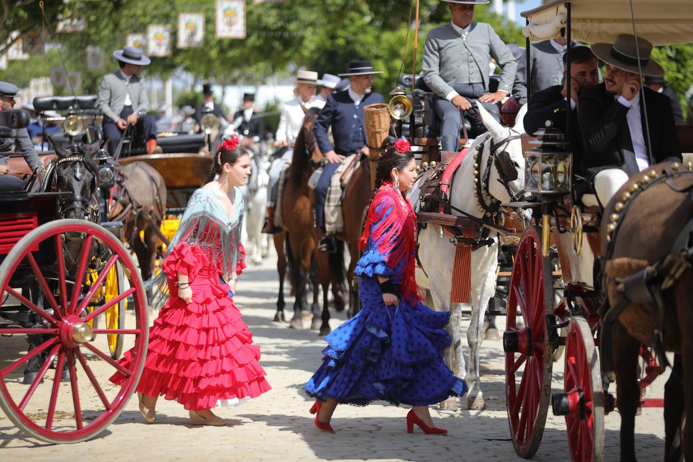 Ambiente en el Real el martes de Feria