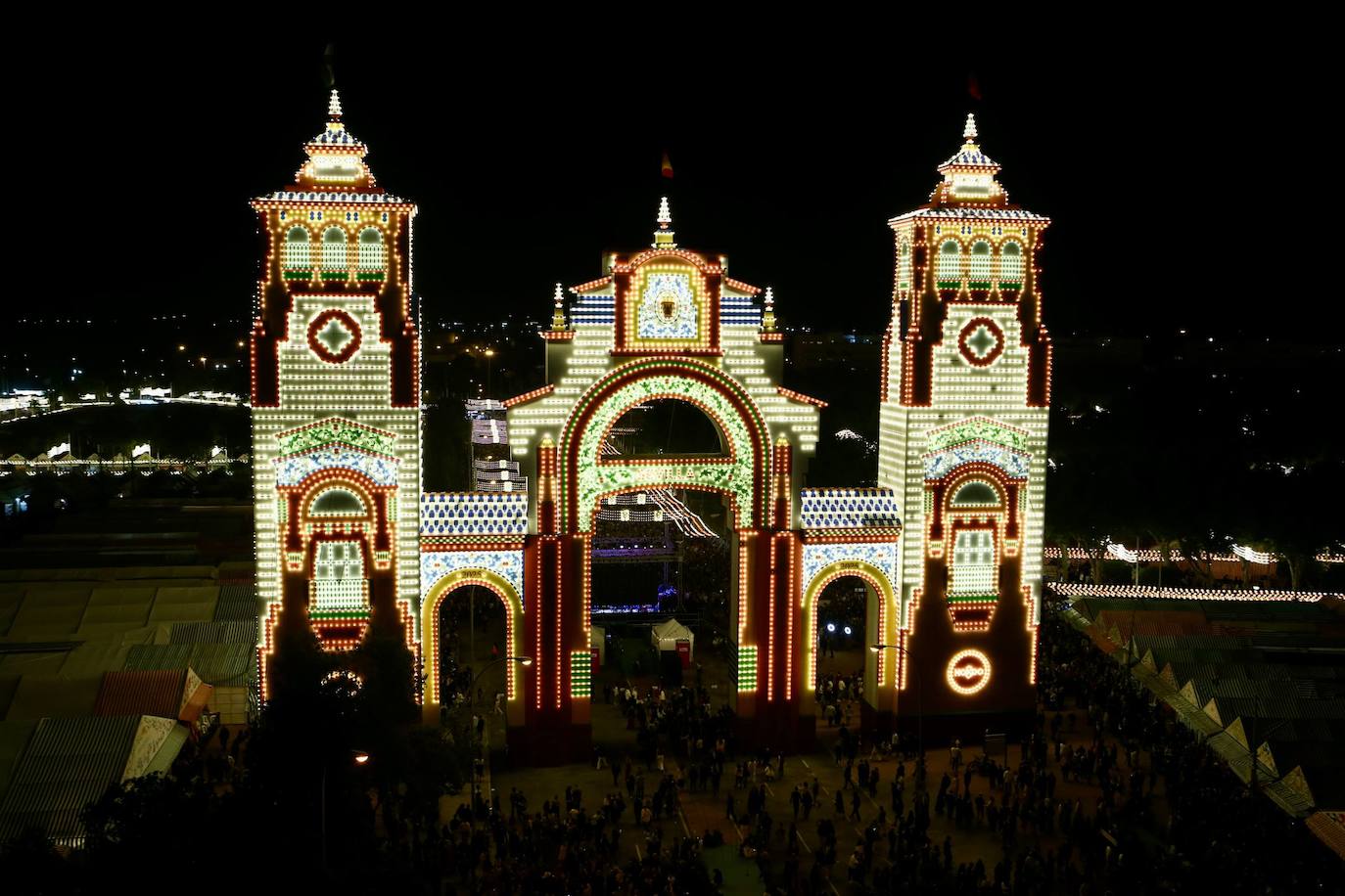 Alumbrado de la Feria de Sevilla 2025