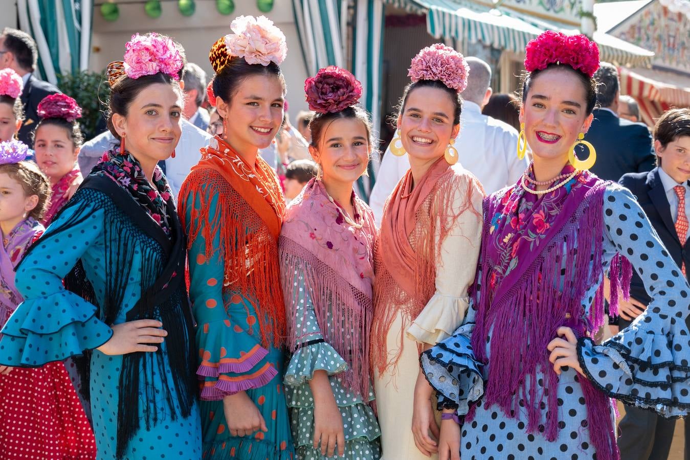 Belén Domínguez, Adela Gayán, Celia Mulet, Inma Silvera y Casilda Herrero