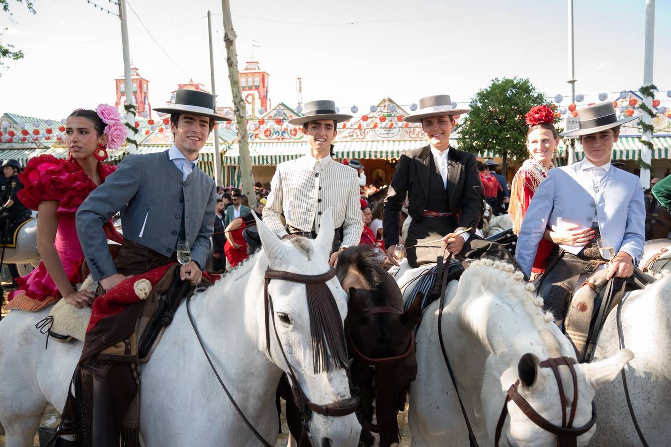 Flavia Medina, Santiago Herrero, Salvador Halcón de la Puerta, Ángela Pablo-Romero, Isabel González y Pedro Candau