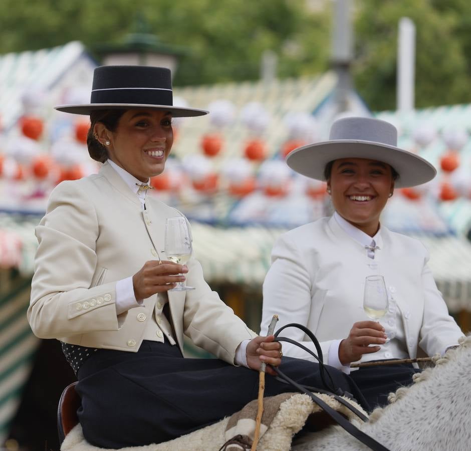 Ambiente este miércoles en la Feria de Sevilla